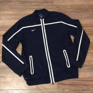 Men’s medium navy blue nike Dri-fit jacket